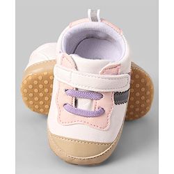 Cute Walk by Babyhug Velcro Closure Booties - Yellow
