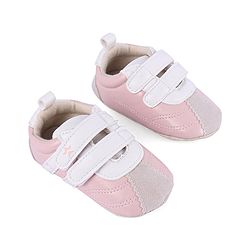 Cute Walk by Babyhug Colour Blocked Double Velcro Closure Booties - Blue