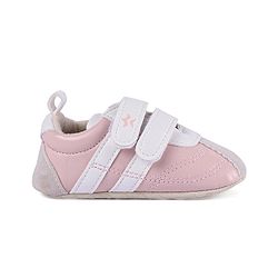 Cute Walk by Babyhug Colour Blocked Double Velcro Closure Booties - Blue