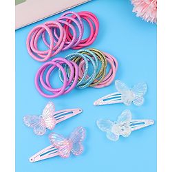 Babyhug Hair Accessories Combo Set Free Size Pack of 25 - Multicolor