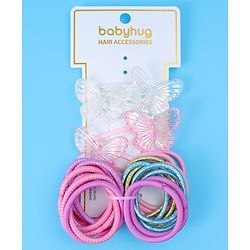 Babyhug Hair Accessories Combo Set Free Size Pack of 25 - Multicolor