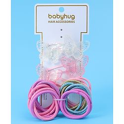 Babyhug Hair Accessories Combo Set Free Size Pack of 25 - Multicolor