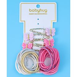Babyhug Hair Accessories Combo Set Pack of 24 - Multicolour