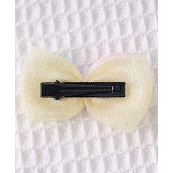 Babyhug Bow and Butterfly Clips Set of 2 - Yellow