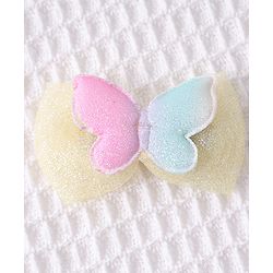 Babyhug Bow and Butterfly Clips Set of 2 - Yellow
