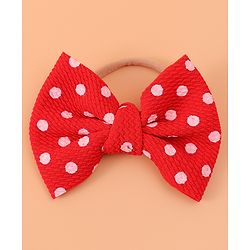 Babyhug Headband & Rubberband Combo Set of 2 - Red