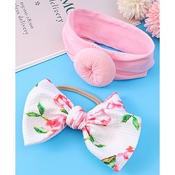 Babyhug Headbands Free Size Set of 2 - Multicolor