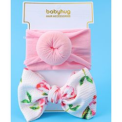 Babyhug Headbands Free Size Set of 2 - Multicolor
