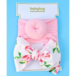 Babyhug Headbands Free Size Set of 2 - Multicolor