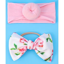 Babyhug Headbands Free Size Set of 2 - Multicolor