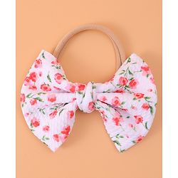 Babyhug Headband & Rubberband Combo Set of 2 - Dark Pink