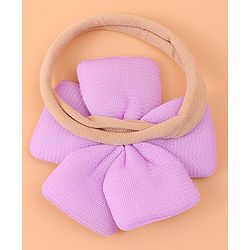 Babyhug Flower and Bow Motifs Headbands Set of 5 - Purple