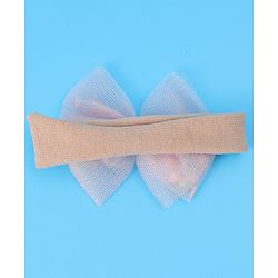 Babyhug Bow Butterfly & Flower Applique Headbands Pack of 5 - Peach