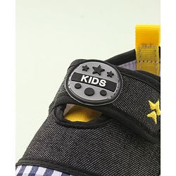 Cute Walk by Babyhug Musical Casual Shoes with Velcro Closure- Black