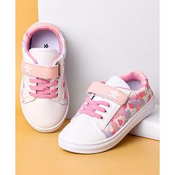 Cute Walk by Babyhug Casual Shoes with Velcro Closure - Pink