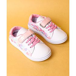 Cute Walk by Babyhug Casual Shoes with Velcro Closure - Pink