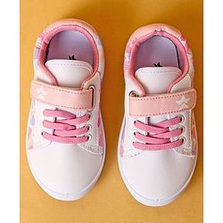 Cute Walk by Babyhug Casual Shoes with Velcro Closure - Pink