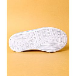 Cute Walk by Babyhug Casual Shoes with Velcro Closure & Butterfly Print - Peach