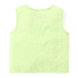 Babyhug 100% Cotton Woven Sleeveless Front Open Jhablas With Stripes & Animal Prints Pack of 5 - Multicolour