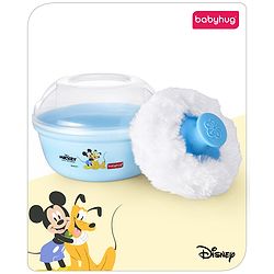 Babyhug Disney Mickey Mouse Soft Powder Puff - Blue