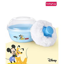 Babyhug Disney Mickey Mouse Soft Powder Puff - Blue