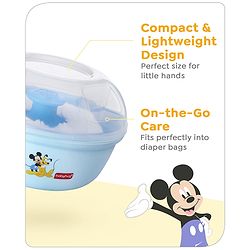 Babyhug Disney Mickey Mouse Soft Powder Puff - Blue
