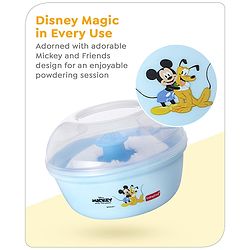 Babyhug Disney Mickey Mouse Soft Powder Puff - Blue