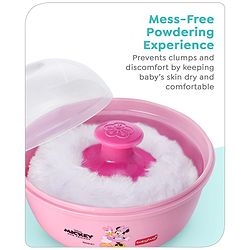 Babyhug Disney Mickey Mouse Soft Powder Puff - Blue