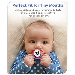 Babyhug Disney Mickey Mouse Pacifier - Red