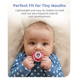 Babyhug Disney Mickey Mouse Pacifier - Red