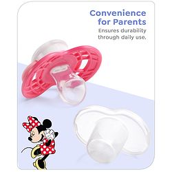 Babyhug Disney Mickey Mouse Pacifier - Red
