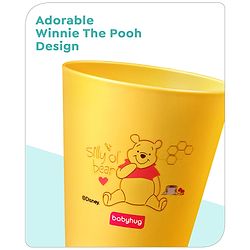 Babyhug Disney Mickey Mouse Tumbler Cup| Food Grade Material| Lightweight & Sturdy| Dishwasher Safe| For Hot & Cold Beverages| BPA Free Blue - 180 ml