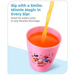 Babyhug Disney Mickey Mouse Tumbler Cup| Food Grade Material| Lightweight & Sturdy| Dishwasher Safe| For Hot & Cold Beverages| BPA Free Blue - 180 ml