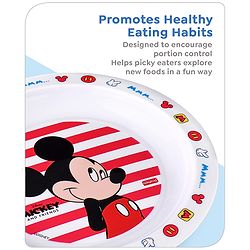 Babyhug Disney Mickey Mouse Printed Dish - Red