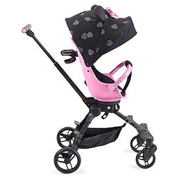 Babyhug Disney Stroller with playful Disney Themed Designs - Pink