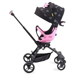 Babyhug Disney Stroller with playful Disney Themed Designs - Pink