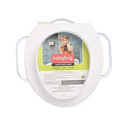 Babyhug Soft Cushioned Baby Potty Seat with Handle & Fish Print -  Pink