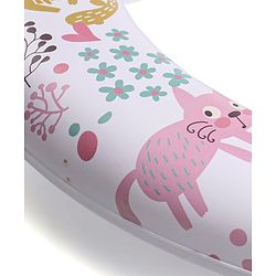 Babyhug Cushioned Potty Seat with Cat Print -  White