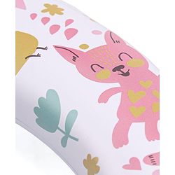 Babyhug Cushioned Potty Seat with Cat Print -  White