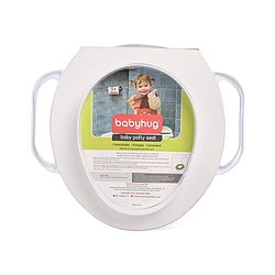 Babyhug Baby Potty Seat with Handle & Multicolour Print -  Blue & Red