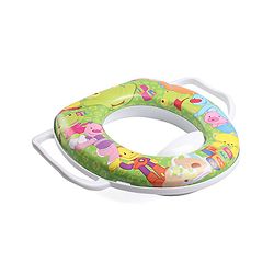 Babyhug Soft Cushioned Baby Potty Seat with Handle & Binnypoon - Green