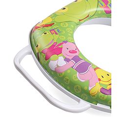 Babyhug Soft Cushioned Baby Potty Seat with Handle & Binnypoon - Green