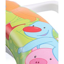 Babyhug Soft Cushioned Baby Potty Seat with Handle & Binnypoon - Green