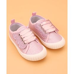 Cute Walk by Babyhug Slip On Glittery Casual Shoes - Pink