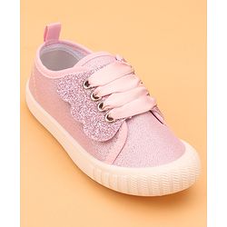 Cute Walk by Babyhug Slip On Glittery Casual Shoes - Pink