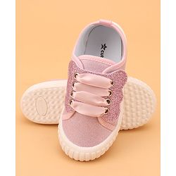 Cute Walk by Babyhug Slip On Glittery Casual Shoes - Pink