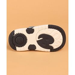 Cute Walk by Babyhug Musical Casual Shoes with Velcro Closure and Football Patch- Blue