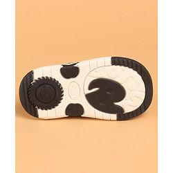 Cute Walk by Babyhug Musical Casual Shoes with Star Print- Black