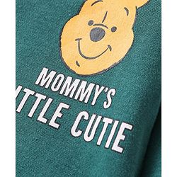 Babyhug Disney Cotton Knit Full Sleeves Front Open Jhablas With Stripes & Winnie The Pooh Graphics Pack of 3 - Red Green & Blue