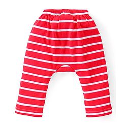 Babyhug Disney Full Length Interlock Diaper Leggings With Winnie the Pooh Graphics Pack of 3 - Navy Red & Dark Green